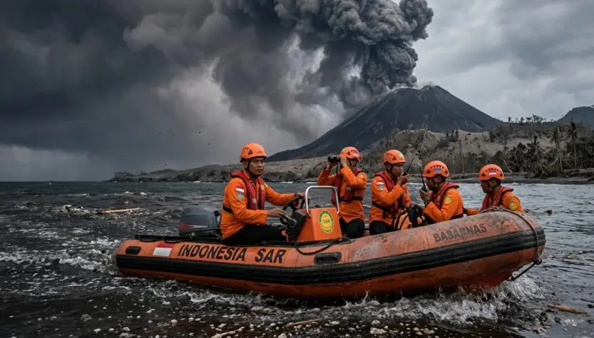 Jurnalis hilang anak krakatau